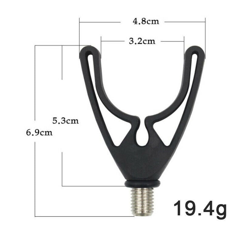 Black Plastic Bracket Head Sea Pole Pole Fork Accessories M3/8 Rod Hold.l8