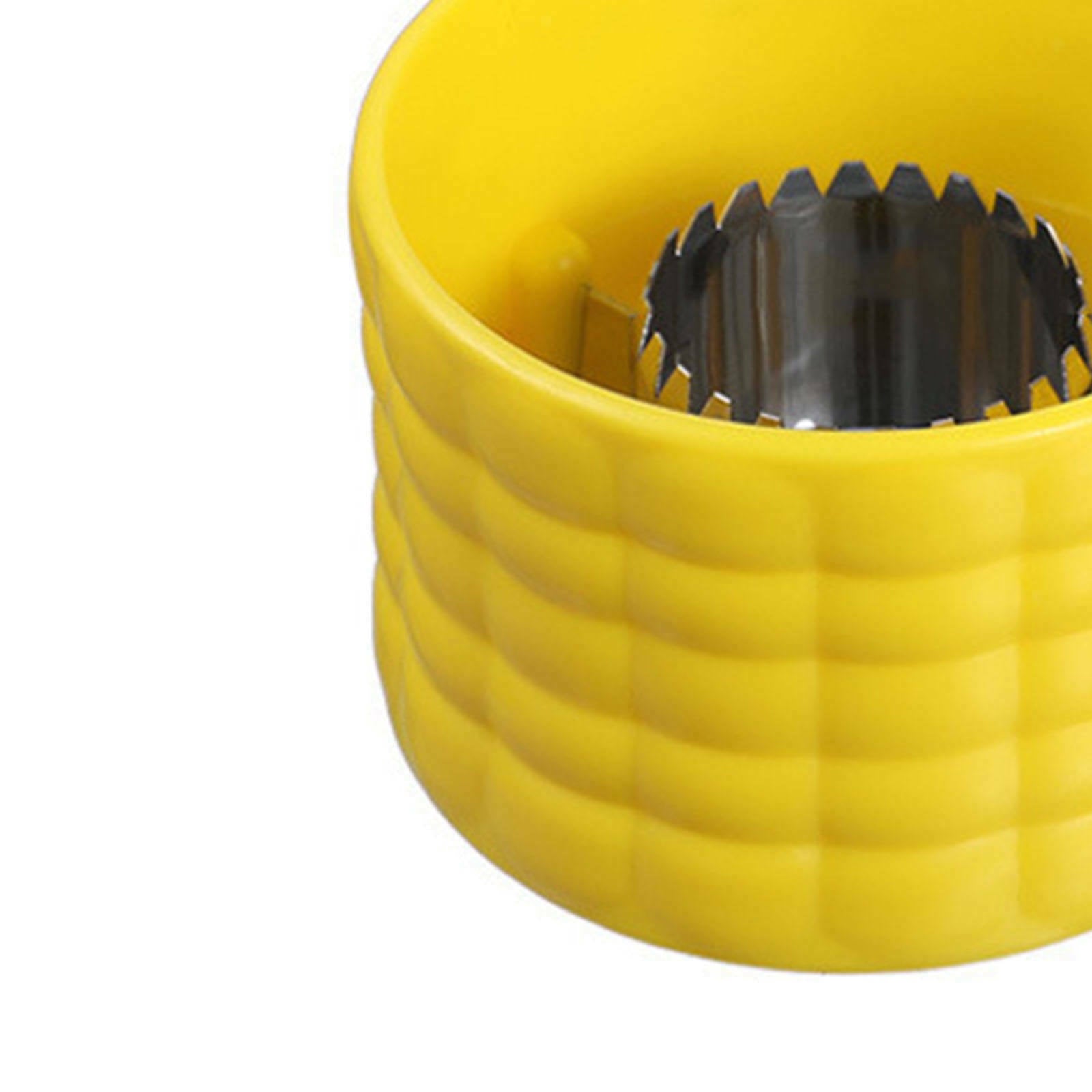 Yellow Corn Stripper Kitchen Gadgets COB Kernel Cutter Shaver for Cooking