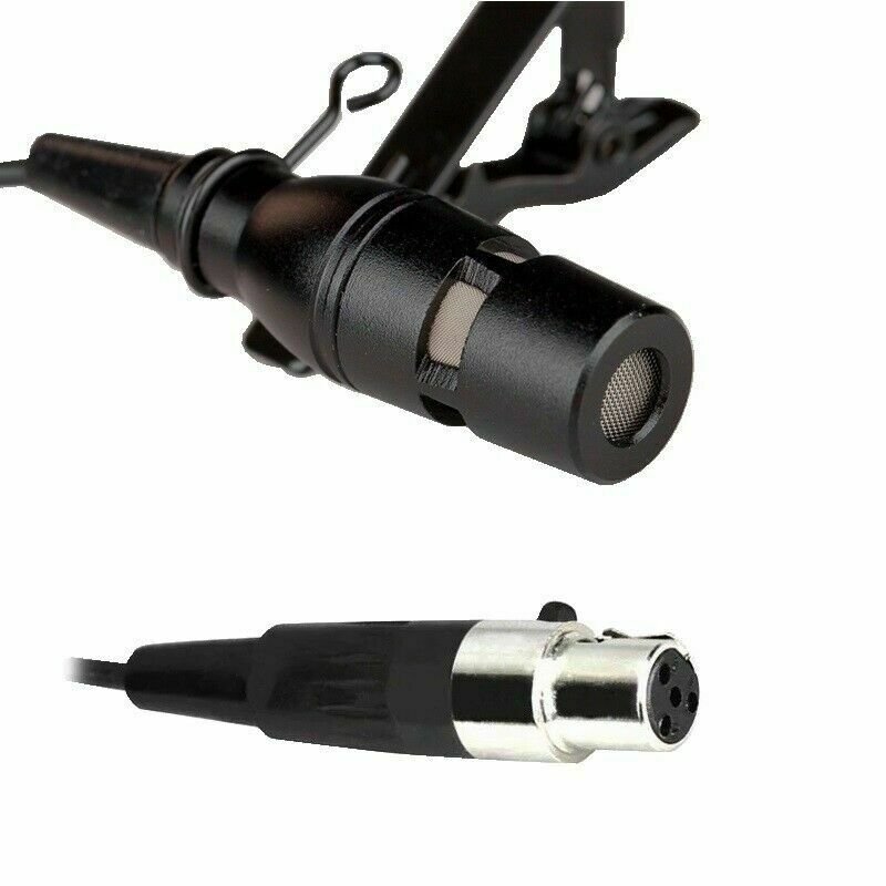 Unidirectional Lavalier Microphone Lapel mic 3 PINS for AKG Samson UHF Wireless