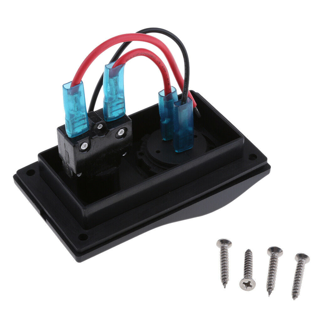 Waterproof LED Display Digital Voltage Voltmeter for Marine Boat Yacht