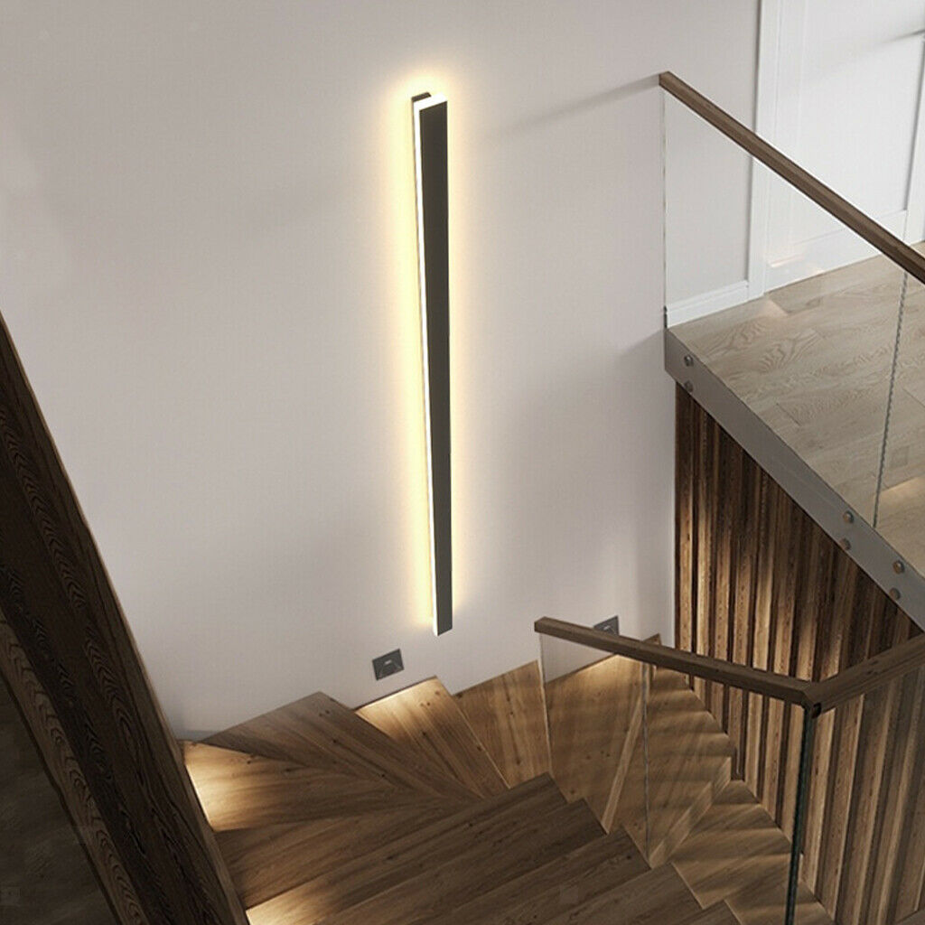 LED Wall Light Long Strip Wall Sconce Balcony Stairs Lighting Fixtures 30cm