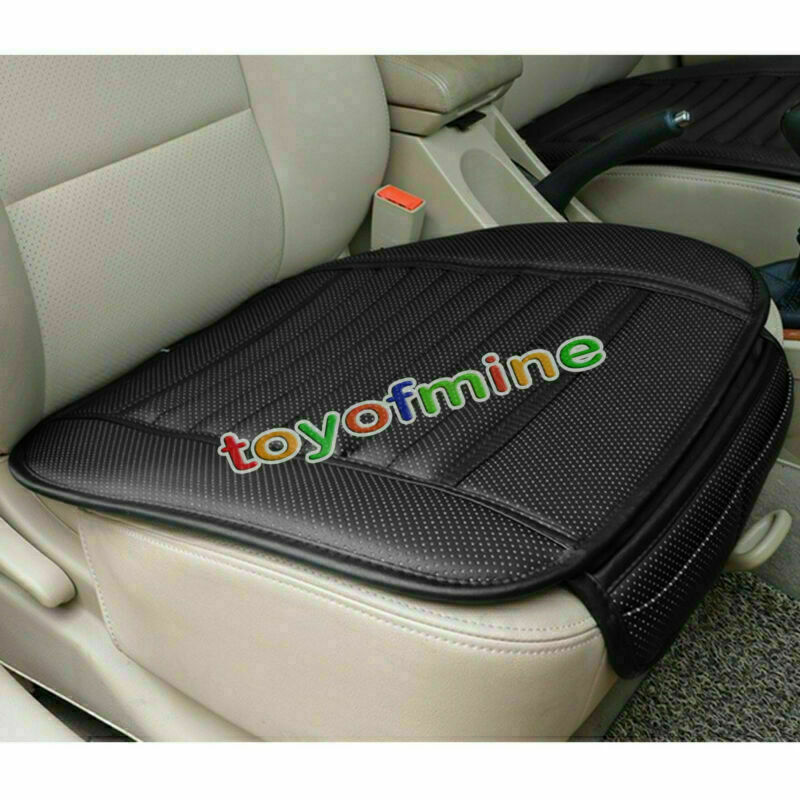Universal Seatpad PU leather Car seat covers for Auto Car Office chairs Black