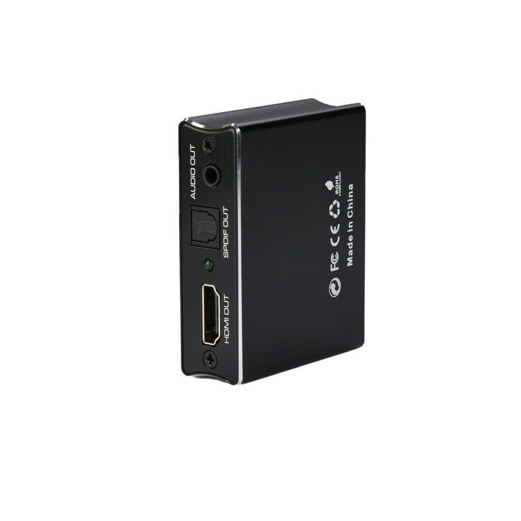 4Kx2K HDMI to HDMI 3.5mm Stereo Audio Extractor Converter HDMI Splitter Adapter