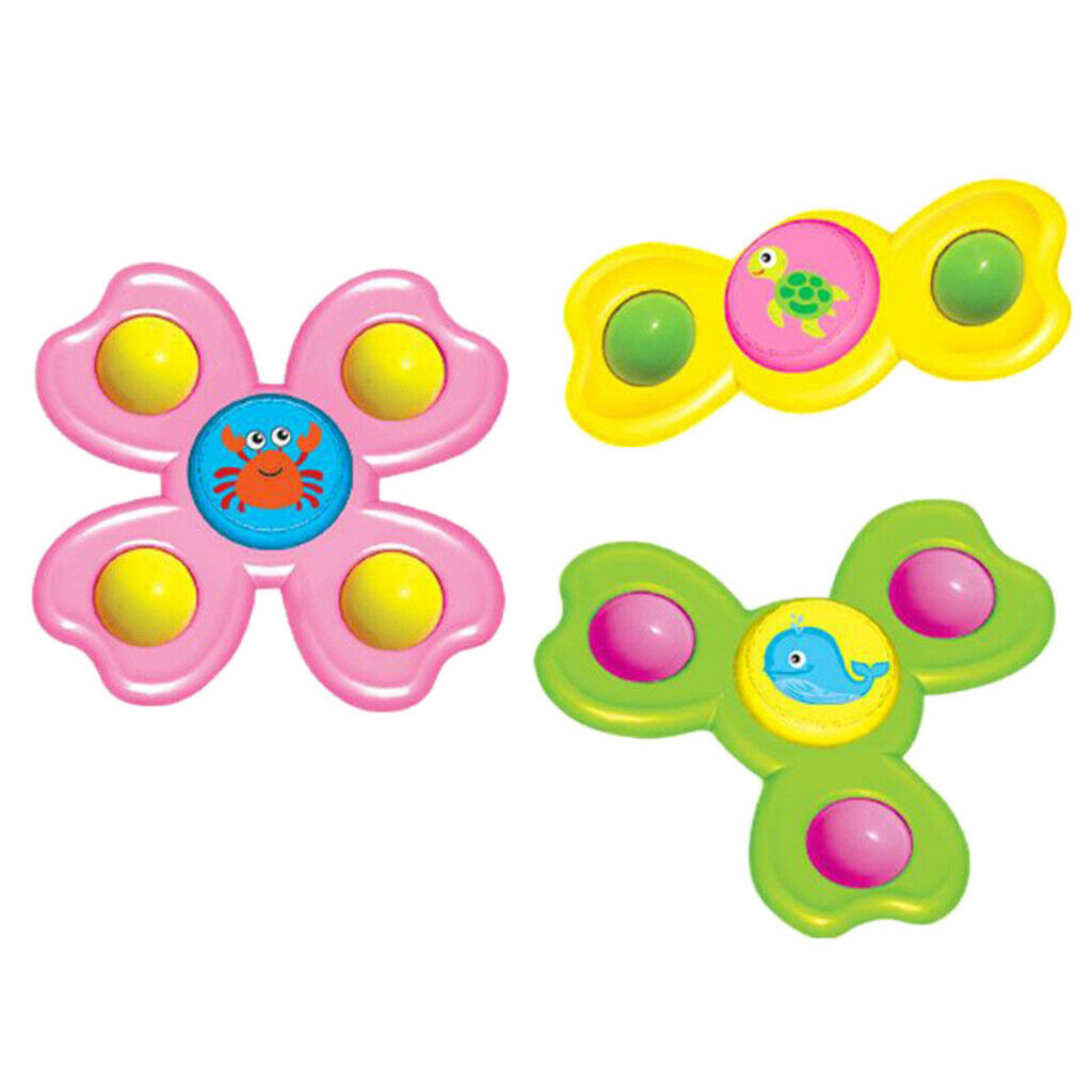 Spinning Top Suction Cup Hand Spinner Toys Focus Kids Adults Baby Sea Animal
