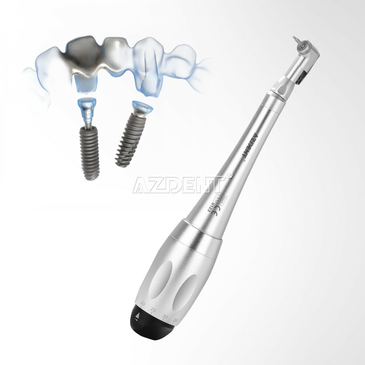 Dental Universal Torque Wrench with 12pcs Drivers 7 Torque Levels 2 Micro Heads