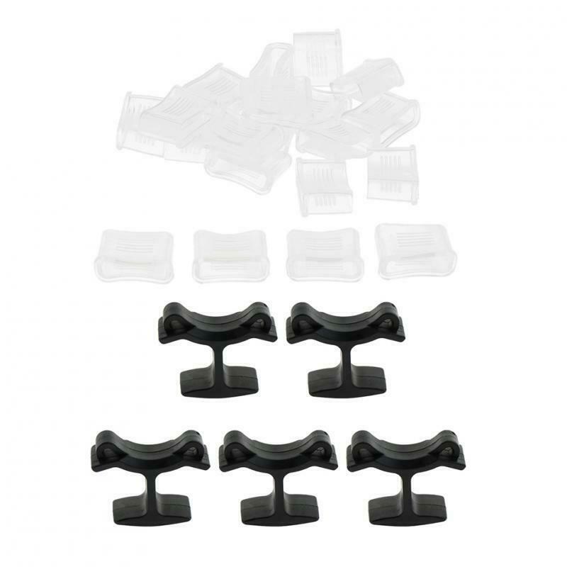20Pcs Finger Grip Whistle Cushioned Mouth Grip Covers Tip Guard + 5pcs Referee
