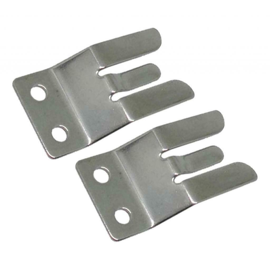 2pcs 304 Stainless Steel Microphone Clip