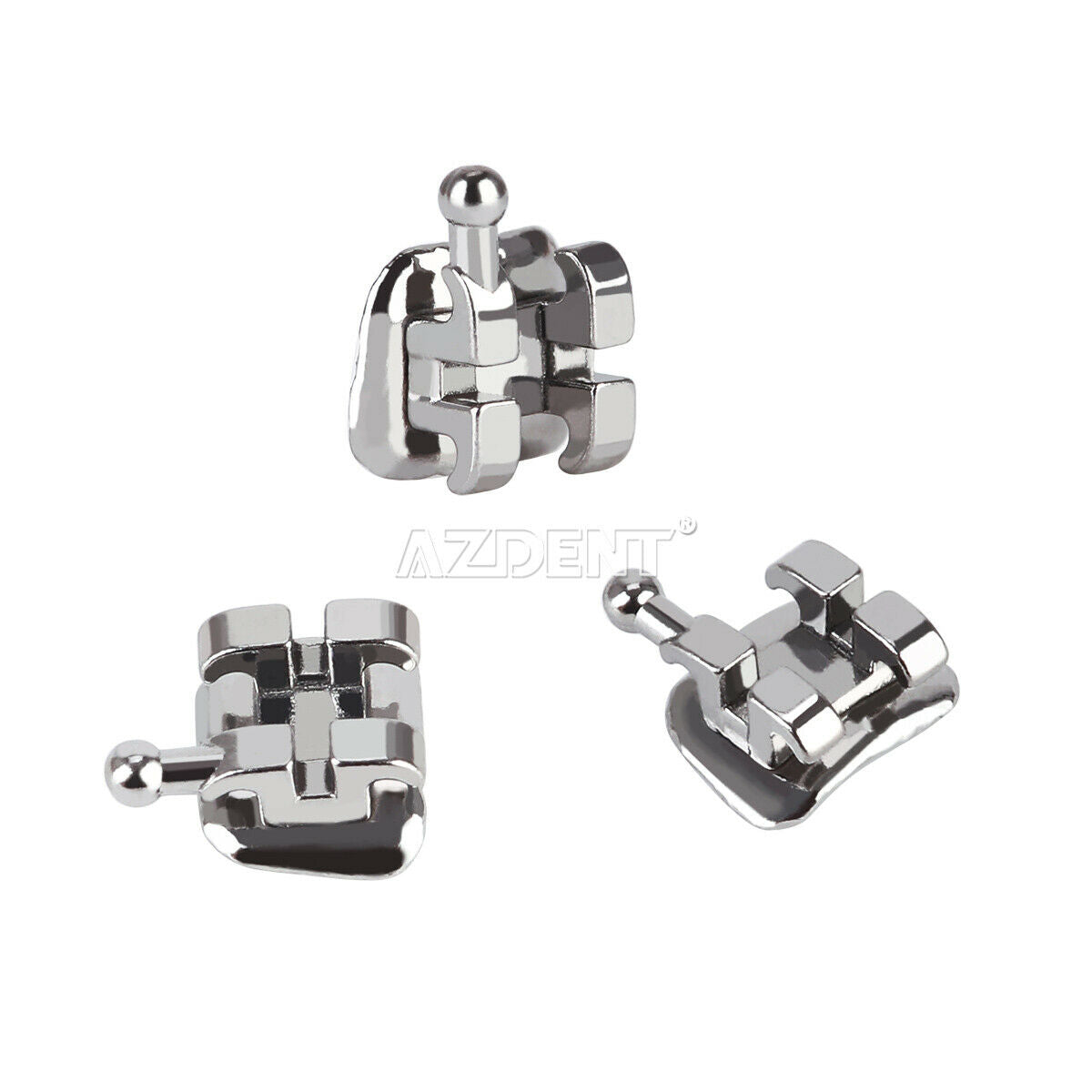 20X Dental Brackets Orthodontic Braces Standard Edgewise Slot.022 Hooks 3 AZDENT