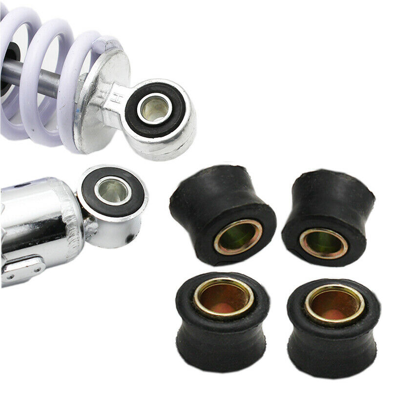 4pc Motorcycle Rear Shock Absorber Rubber Bush Bike Spare 12mm AVT Rear Tool