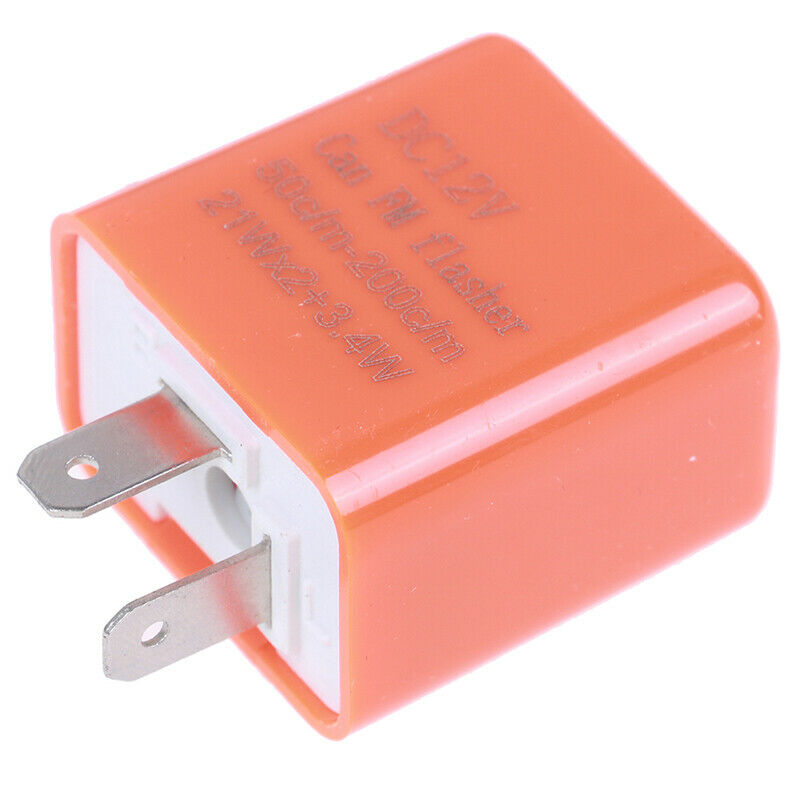 2-Pin Motorcycle Speed Adjustable LED Turn Signal Indicator Flasher Relay 1 WF
