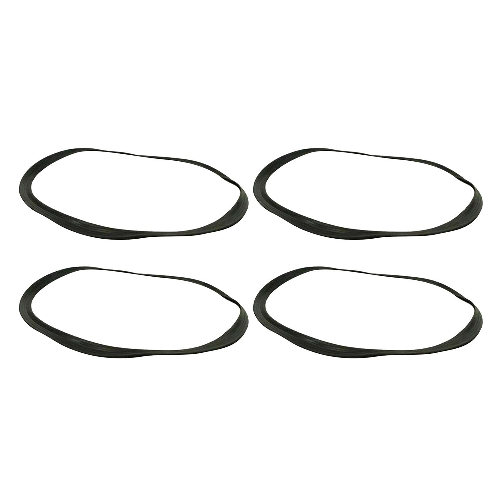 4 x Barber Salon Chair Base Floor Protective Rubber Ring Gasket  22.8 inch