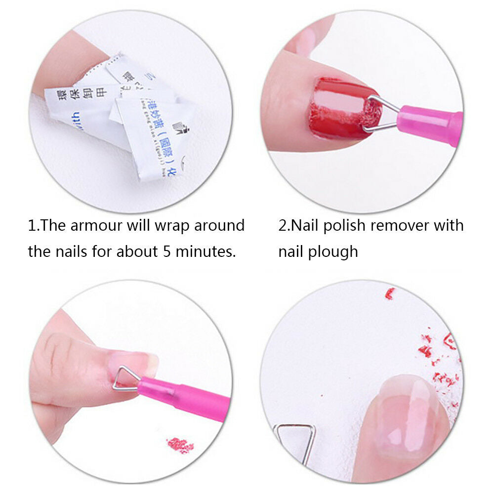 Nail Art Beauty Uv Gel Polish Remover Triangle Stick Rod Pusher Manicure TooDEAU