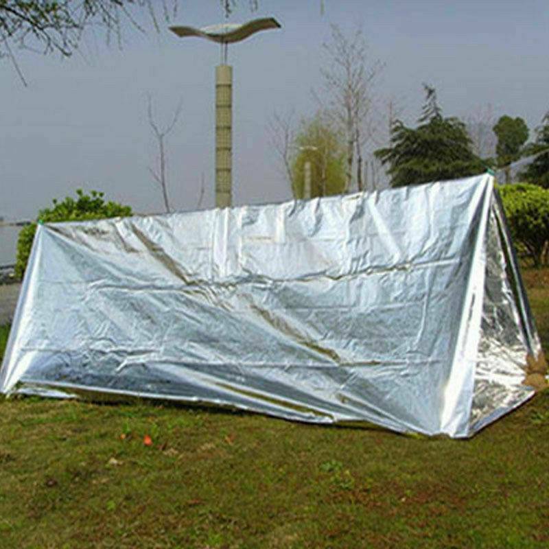 1-Pack Emergency BLANKET Thermal Survival Safety Insulating Mylar Heat 84" X52"~