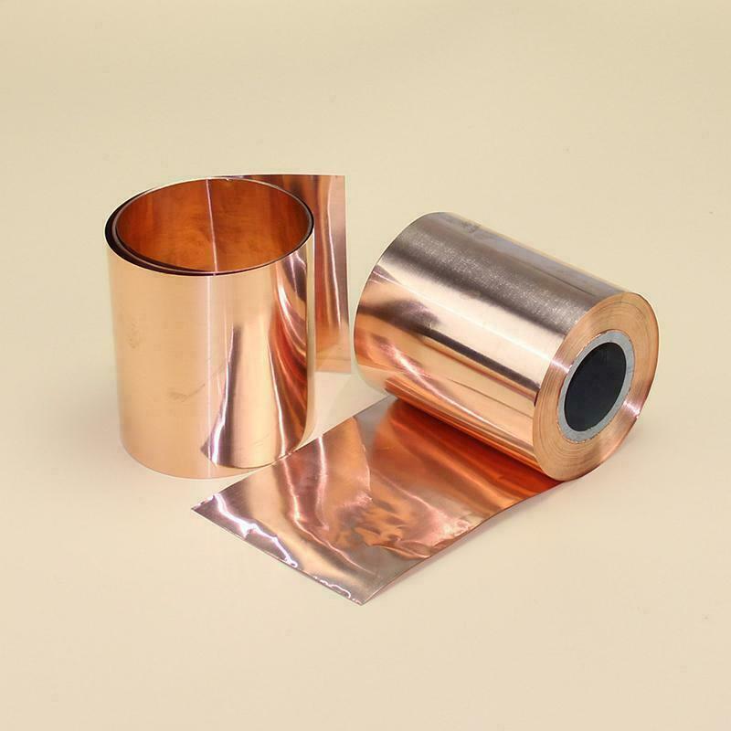 1pc 99.9% Pure Copper Cu Metal Sheet Foil Plate Strip 0.01mm x 100mm x 1Meter