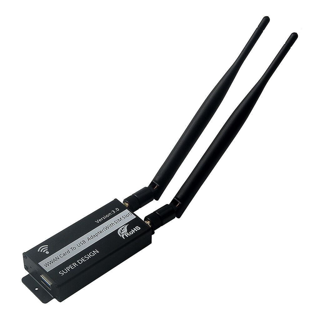 Wireless WWAN to USB 3.0 Riser SIM Card Slot LTE 3G/4G Module Adapter
