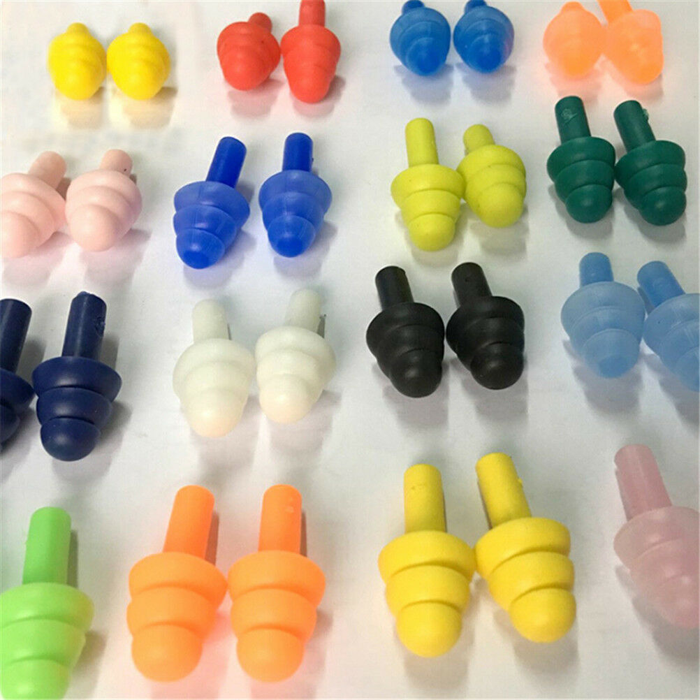 20Pcs Silicone Ear Plugs Anti Noise Snore Earplugs Comfortable For Study S.l8