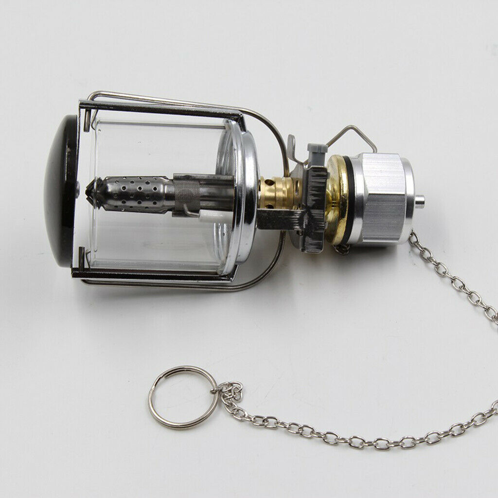 Portable Gas Lantern Fuel Lamp Outdoor Piezo Ignition Propane Light Picnic