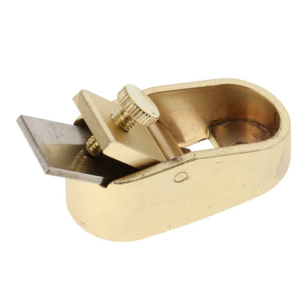 2x Micro Brass Scraper Plane Wooden Violin Manufacture Retail Craft L +