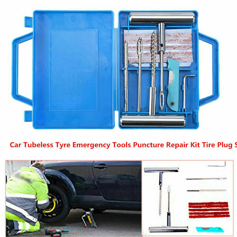 Truck Car Motorcycle Tubeless Tyre Emergency Tools Puncture Repair Tire Plug Set