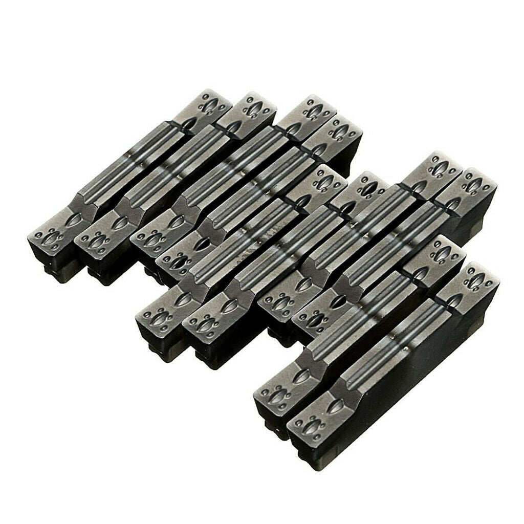 MGEHR1212-3 Cut-off Lathe Turning Tool Holder + 10x MGMN300 Carbide Inserts