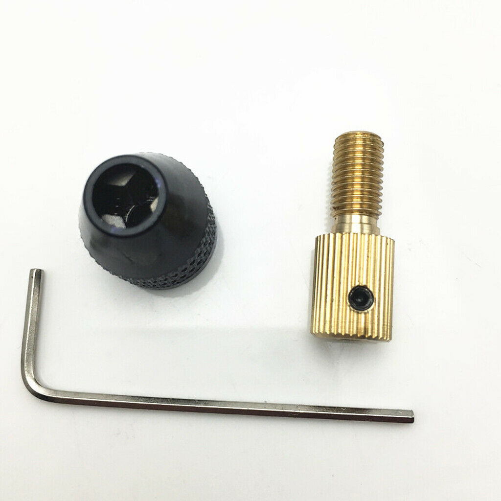 9pcs Drill Bit Collet Chuck Tool Axis Copper   Micro Twist 0.5-3mm Collet