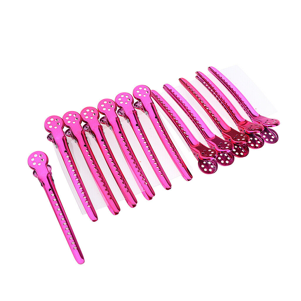 36Pcs Stainless Steel Duck Sectioning Clips Barber Haircut Styling Clamps