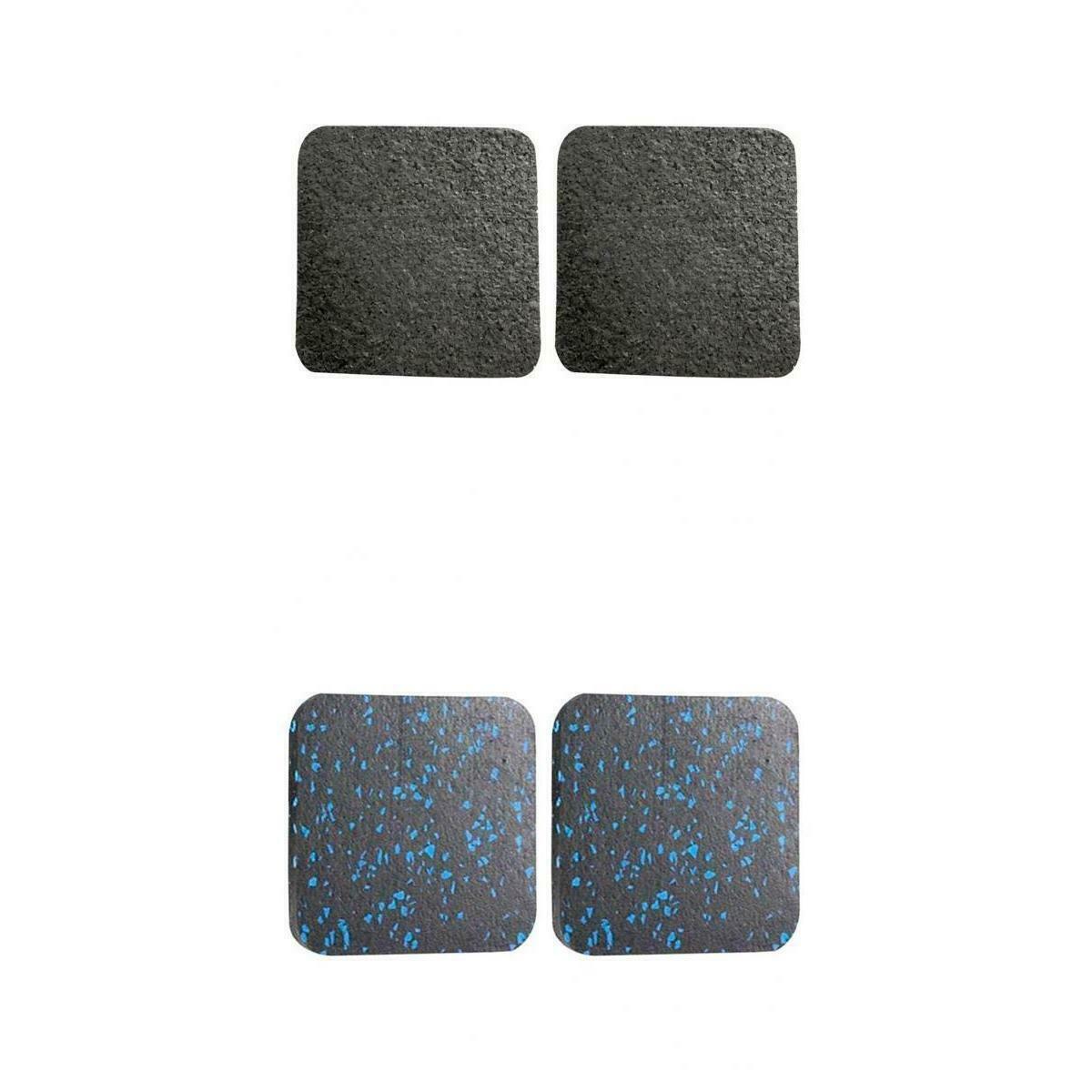 4Pcs Treadmill Shock Absorbing Mat Anti-Slip Waterproof Rubber Fitness Mat