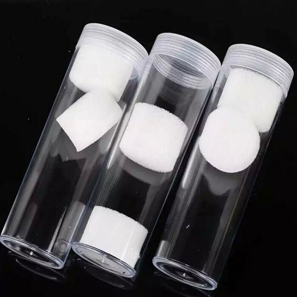 27mm Applied Clear Round Cases Coin Storage Protective Tube Holder Plasticã€b Qx