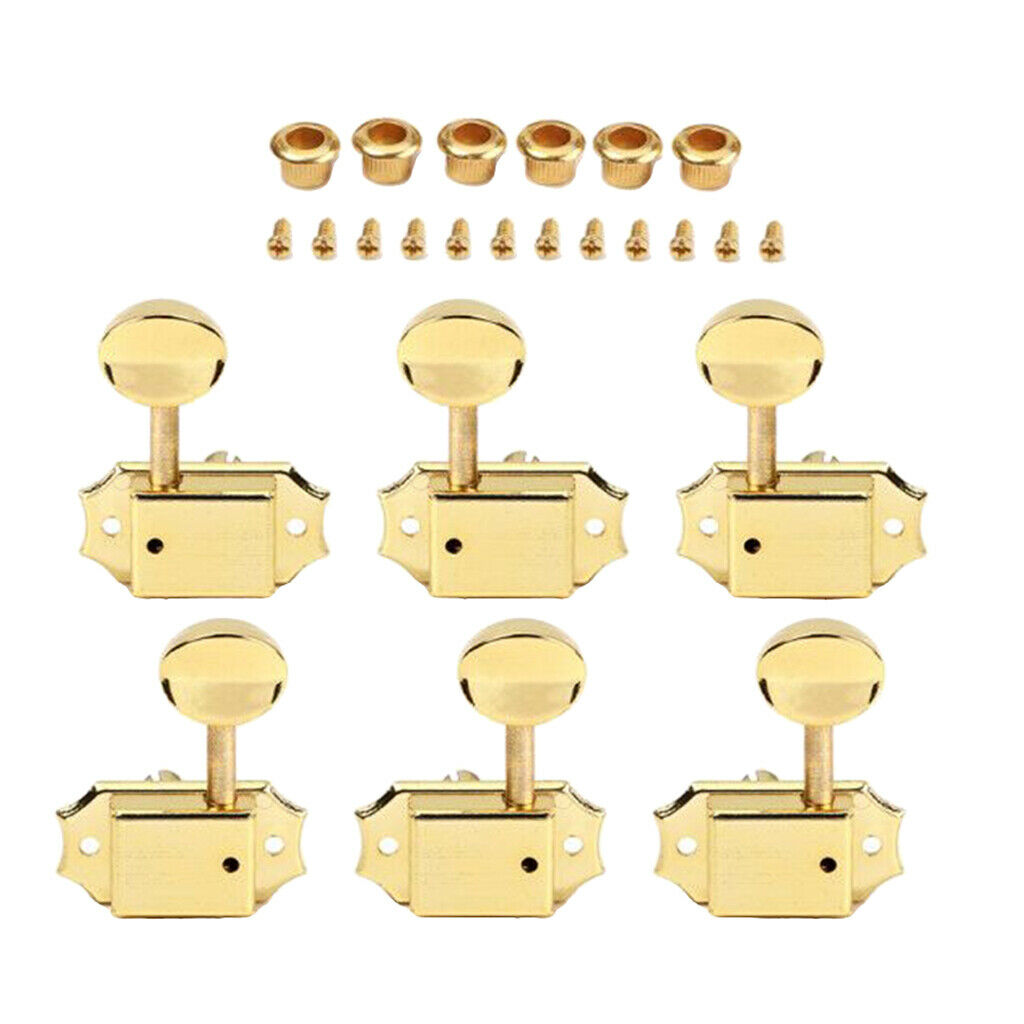 6 Pcs 3R & 3LGuitar String Tuning Peg Tuner Machine Head