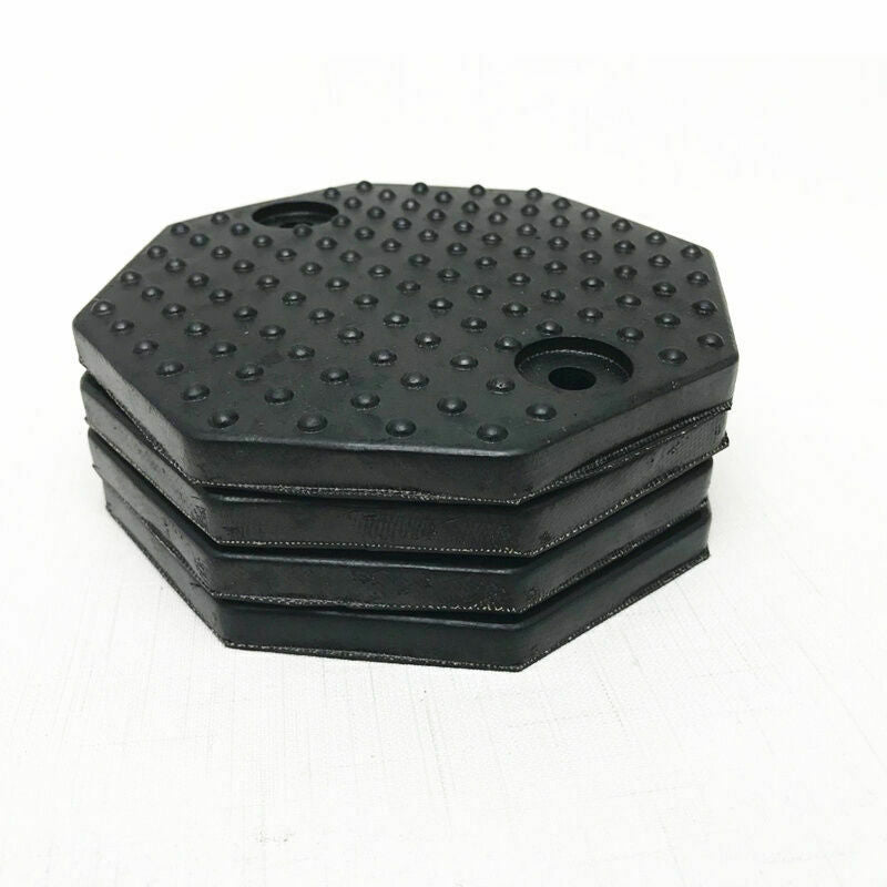 4Pcs Octagon 135*10mm Heavy Duty Rubber Arm Pads Car Auto Hoist Lift Accessories