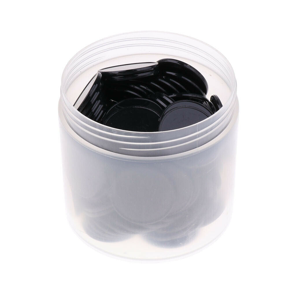 200Pcs Plastic Gray and Black Poker Chips Card Game Kids (2 Boxes of 100)