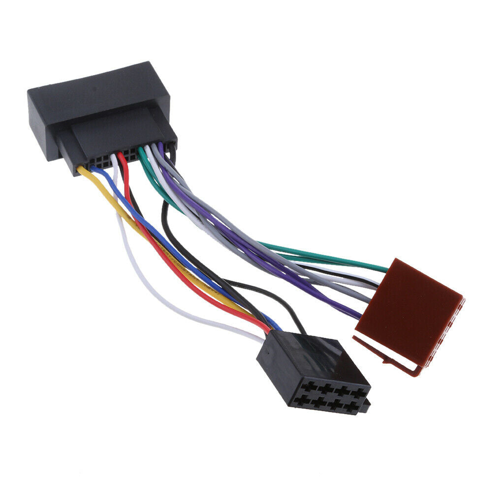 Car Radio Stereo Wiring Connections To ISO Connections Loom for Ford Fiesta