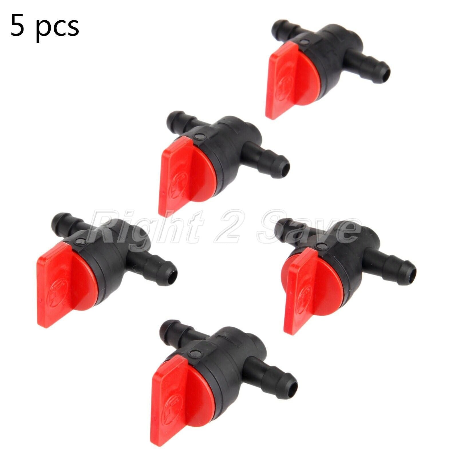 5 x InLine Straight Fuel Gas Cut-Off Shut-Off Valve Parts For BRIGGS & STRATTON
