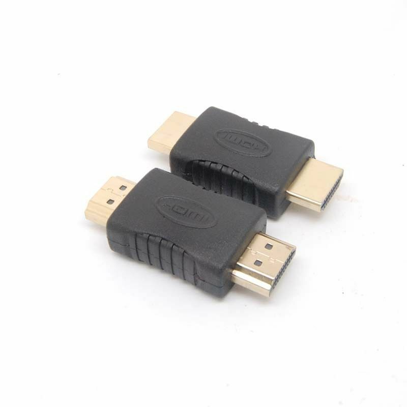 50pcs v1.4 HDMI Type A Male to HDMI Male M/M Connector Converter Adapter HDTV