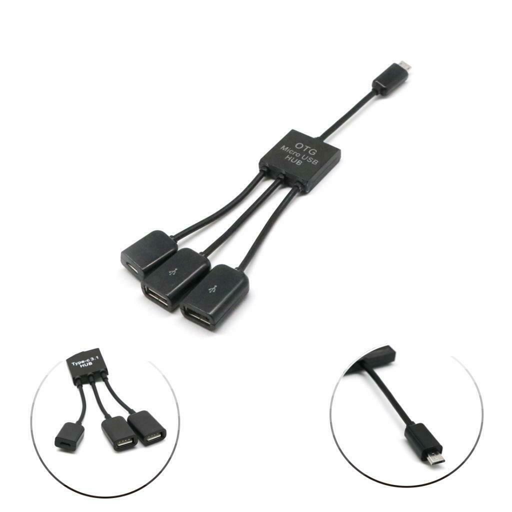 3 in 1 USB OTG Cable Adapter Micro USB HUB USB OTG Adapter for   S3