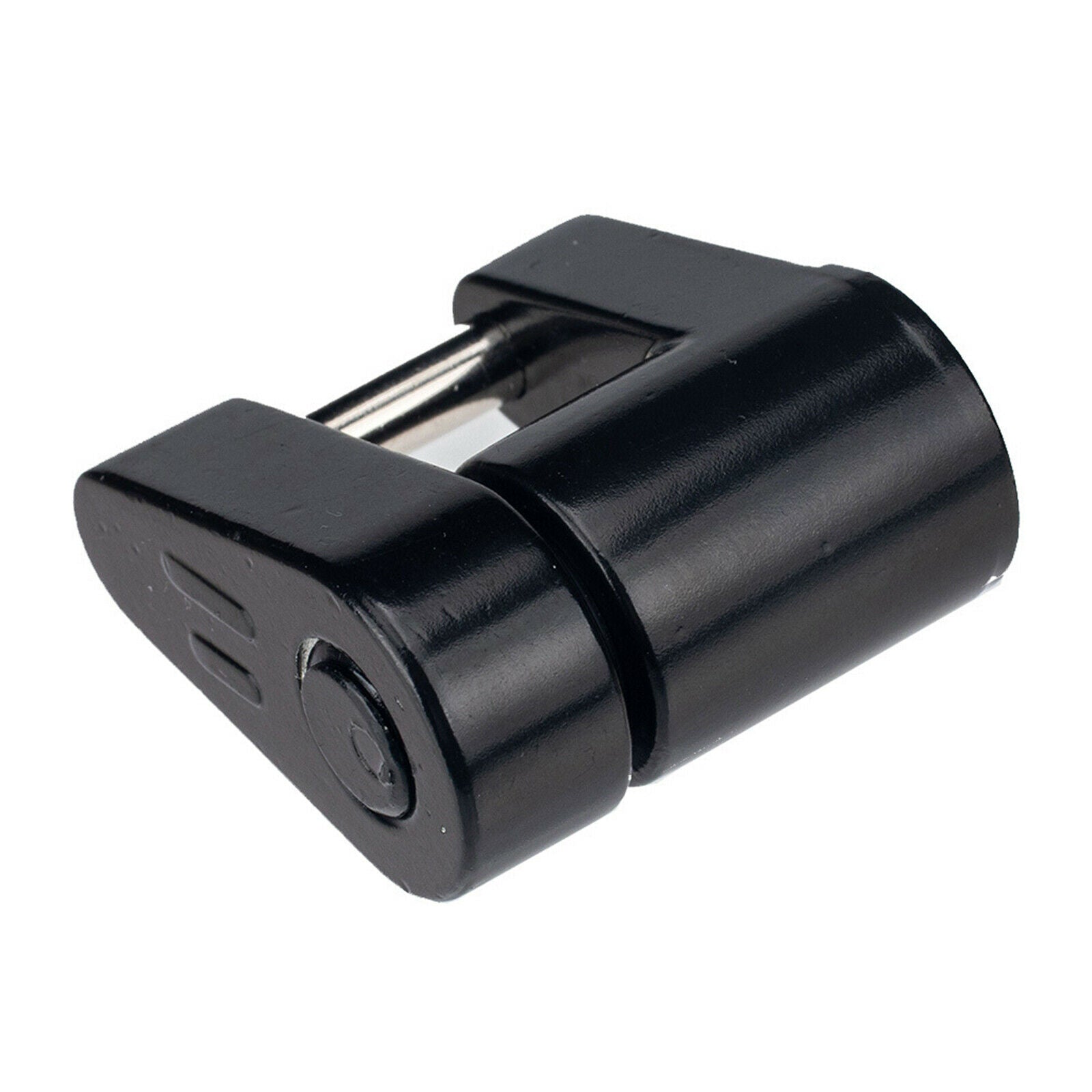 Compact Black Trailer Hitch Tongue Coupler Lock Dia 1/4" for Towing Hauling