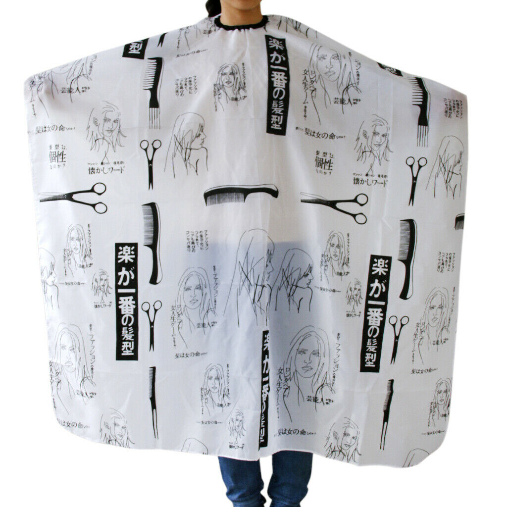 2x Professional Hair Cut Capes Apron Salon Barber With Snap Closure Adults