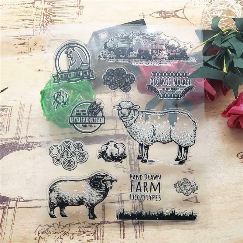 Farm Silicone Clear Seal Stamp DIY Scrapbooking Embossing Photo Album Decorative