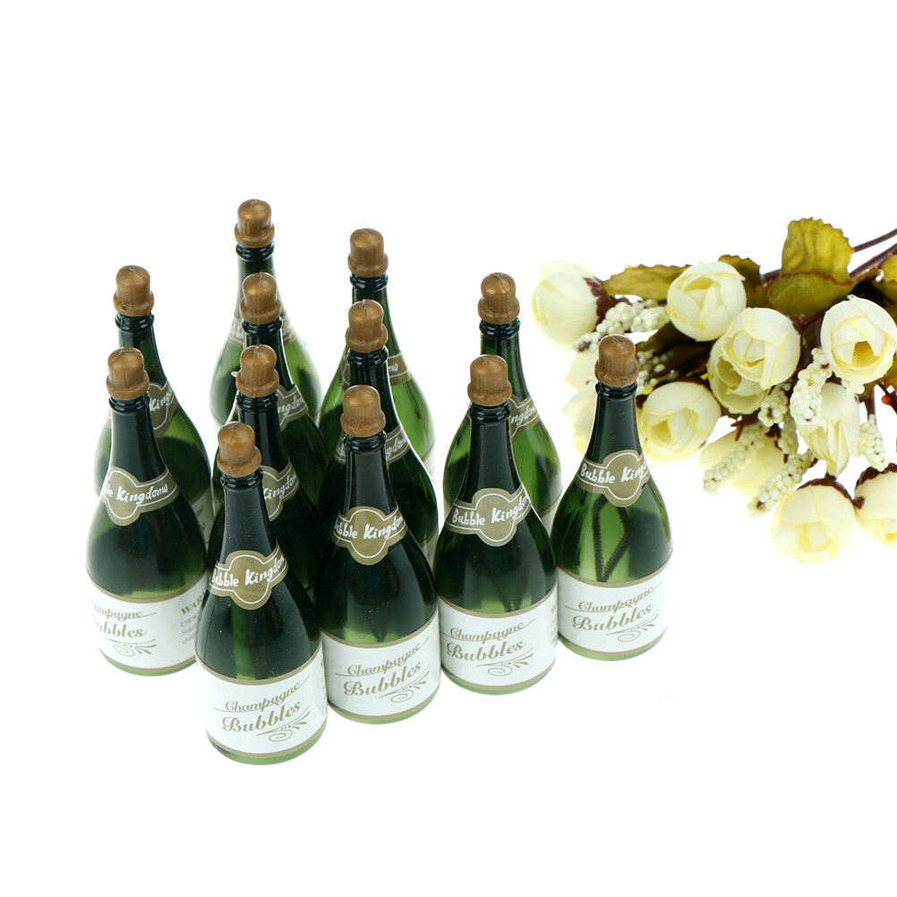 12pcs/set Champagne Bottle Bubbles Wedding Table Decoration Party Favour .l8