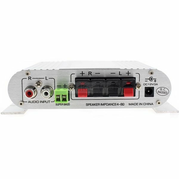 200W 12V Mini Hi-Fi Amplifier Radio MP3 Stereo for Car Motorcycle Boat Home