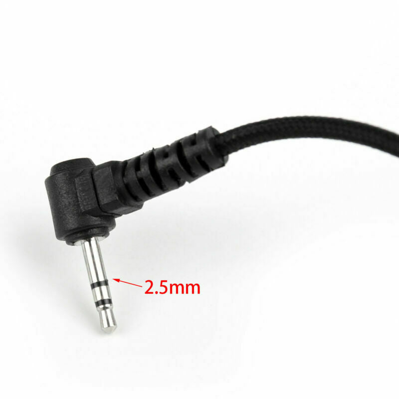 5Pc 2.5mm Ear-Hook Nylon Headset P Mic For  T6200 T6220 80 Radio  UA