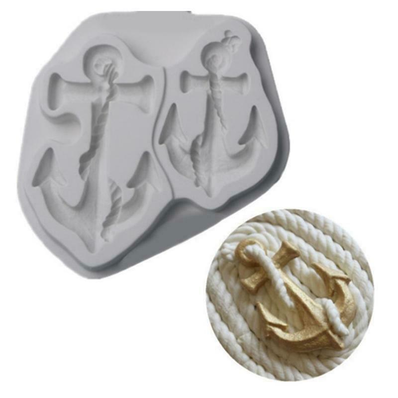 Chocolate Cookie Baking Decoration Supplies Polymer Clay DIY Mold Anchors Shaped