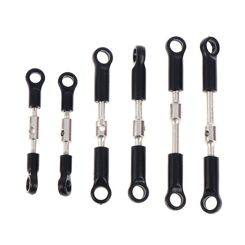 6pcs/set Metal Servo Linkage Pull Rod For Wltoys 144001 RC Buggy Upgrade ParSJ