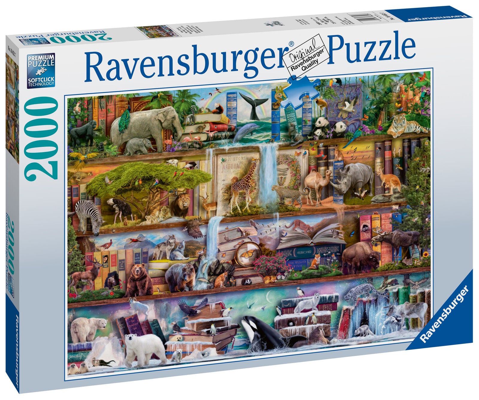 16652 Ravensburger Amazing Animal Kingdom Jigsaw Puzzle 2000 Pieces Age 7+