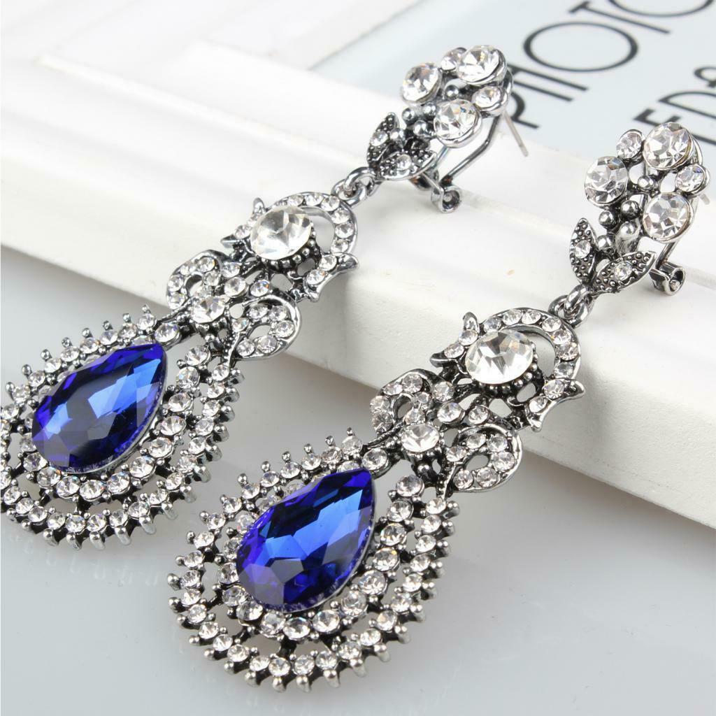 Fashion Jewellery Luxury Glitter Rhinestone Earrings Elegant Decorations
