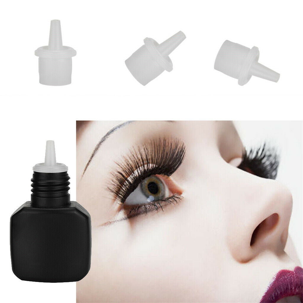 10 Pack Grafting False Eyelash Glue Bottle  Stoppers