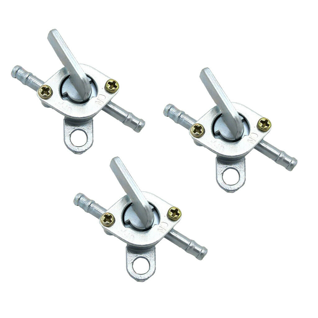3pcs Motorcycle Gasoline Oil Fuel Tap Petcock Switch for ATV Quad