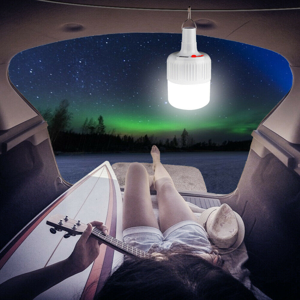 Solar Rechargeable Intelligent Night Lamp Energy Saving LED Emergency Light Bulb