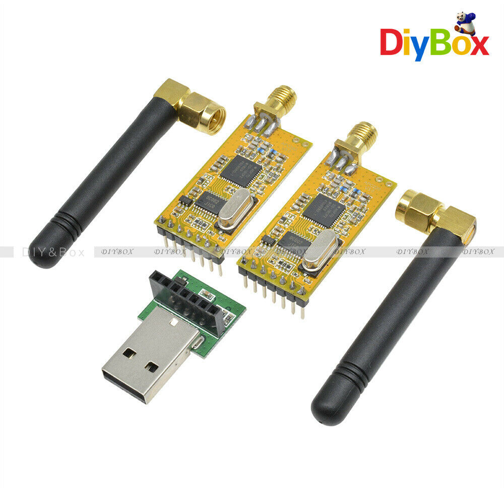 New APC220 Wireless RF serial Data Modules With Antennas USB Converter F Arduino