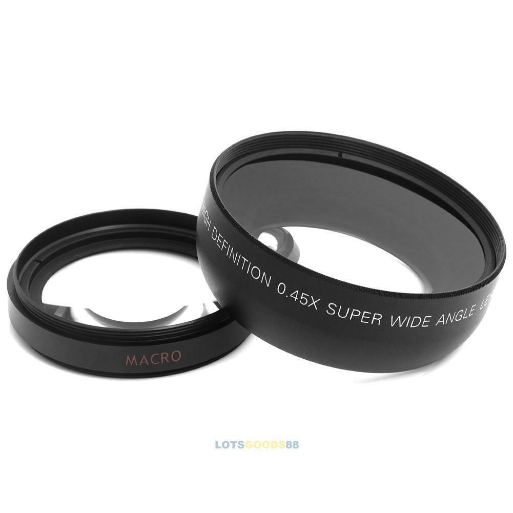 0.45X 52mm Super Wide Angle Macro Lens for Nikon D800, D3200, D3100, D5100,D7000